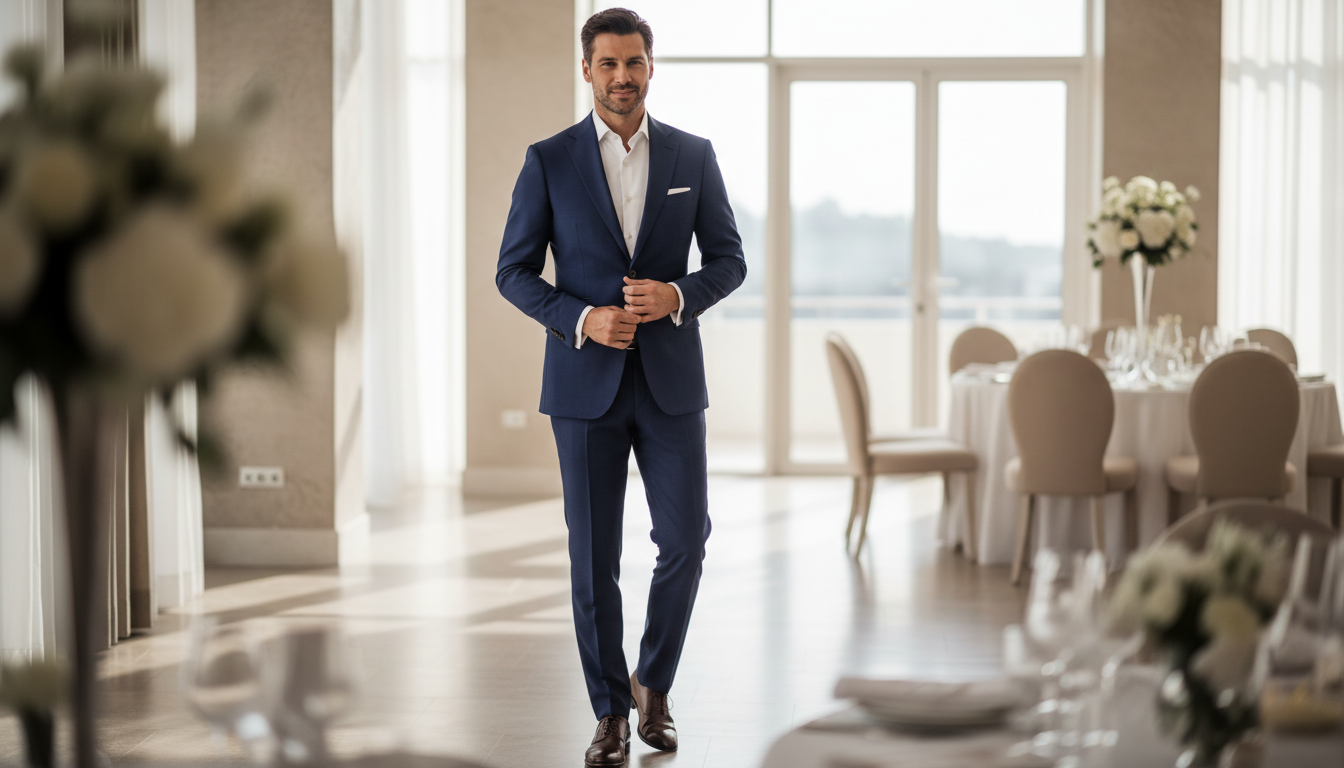 Jak stworzyć modną i ponadczasową stylizację męską na wesele?